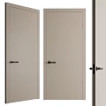 Stylish Hinged Doors In Multiple Colors With Black Door Handles For Home Interiors