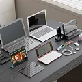 Laptop Tablet Computer Children Tablet Computer Tonic Lippo Digital Camera Audio All-in-One Mobile Phone 3d model
