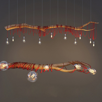 Alien chandelier 3d model