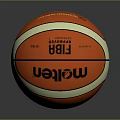 Orange And White Wilson Basketball With Classic Design For Daily Sports Activities