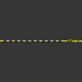 Long Pole With Yellow And Blue Stripes And Yellow Ring At The End