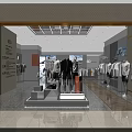 VGO BY VICUTU Men's Clothing Store With Mannequins Display And Modern Interior