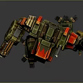 Mech Warrior Mech Soldier Machine Battlearm Mechanical Battlearm Machine Fighter Robot 3d model