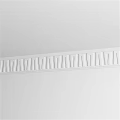 Elegant White Carved Sculpture Decorative Trim With Detailed Textures For Interior Design