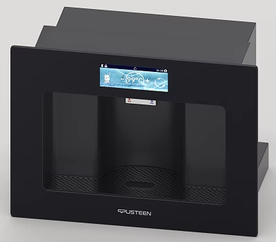 Shuten Black Daily Countertop Appliance With Digital Temperature Display And Transparent Window 3d model