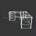 L Shaped Office Desk With Drawers And Storage Cabinets Workspace