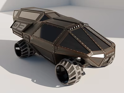 concept rover mars vehicleroamer vt1 3d model