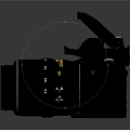 Professional Nikon DSLR Camera With Zoom Lens And Pop Up Flash