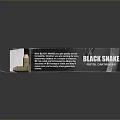 Black Snake 9mm Ammunition Box With Bullets For Weapon 3d model