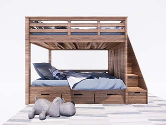 get in and out of bed 3d model