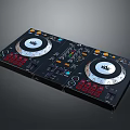 portable synthesizer mixer reverberator tuner mixer mixing equipment 3d model