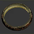 Elegant Gold Brown Bracelet With Decorative Dots For Daily Fashion Accessory