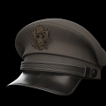 Officer Hat Troop Hat World War II Army Hat 3d model