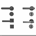 Modern Black Door Handles With Various Stylish Designs For Home Interior Use