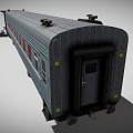 Modern Train Station 3d model