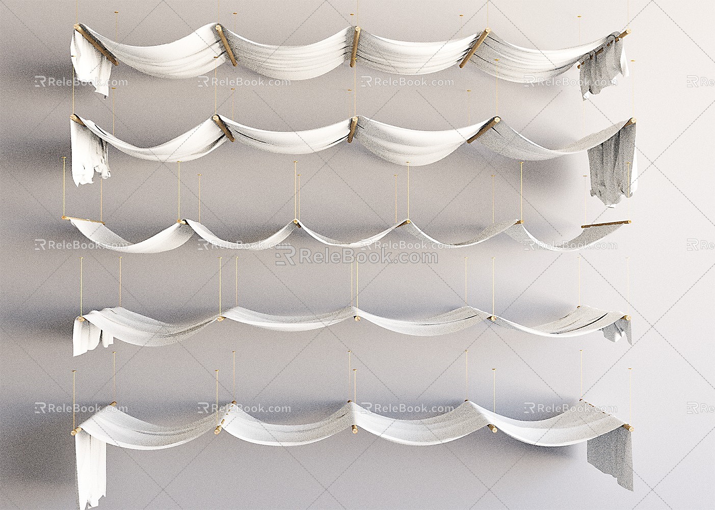 Cloth ceiling model