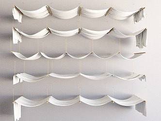 Cloth ceiling 3d model