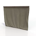 Gray Fabric Storage Container as Practical Daily Life Essential with Stitched Edges and Simple Design