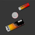GIGABATTERY Batteries as Daily Use Appliances with Colorful Gradient Yellow Red Orange Design