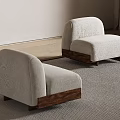 Square Area Rug With Two Light Colored Armchairs Wooden Legs Light Walls And Curtains