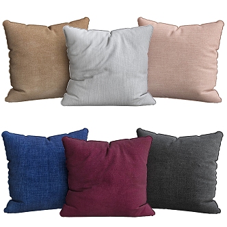 Pillow Square Pillow Sofa Pillow 3d model