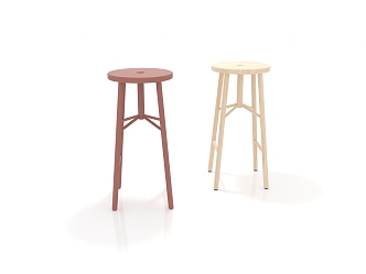 Modern Bar Stool Chair 3d model