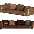 Modern Baxter Multiplayer Sofa 3d model