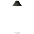 Modern Floor Lamps With Pleated Shades In Different Colors For Home Decor