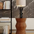 Modern Table Lamp Table Lamp Side Bookshelf 3d model