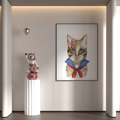 Children's decorative painting 3d model Children's decorative painting 3d model