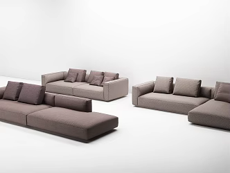 Modern Combination Sofa Combination 3d model