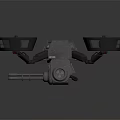 Professional Grade Compact Drone With Four Rotors And Black Body Design