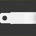 Durable White Circular Clothing Clip For Hanging Garments And Accessories