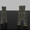Home Decorative Metal Figurines With Intricate Geometric Animal Patterns And Human Like Shape