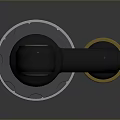 High Quality Hardware Tool Shock Absorber With Red Spring Black Body And Golden Component