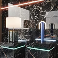 Modern table lamp 3d model