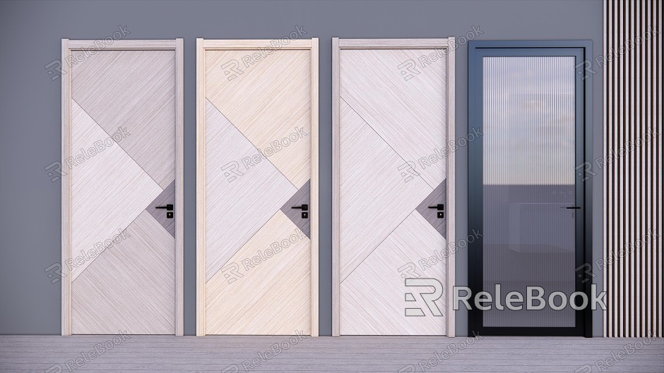 Modern swing door model