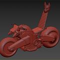 Modern Motorcycle Concept Motorcycle 3d model