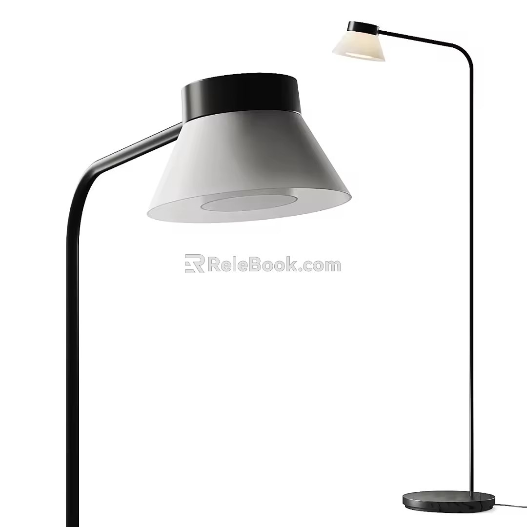 Modern floor lamp 3d model