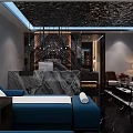 Luxury SPA Sauna Wellness Space With Comfortable Lounge Seats And Modern Decorative Lighting