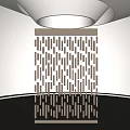 Screen Partition Screen Entrance Partition Cream Wind Partition Minimalist Screen Entrance Partition Art Screen 3d model