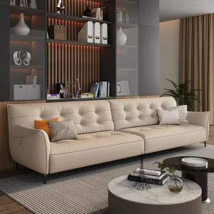 modern double sofa 3d model