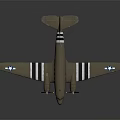 Brown Passenger Aircraft with Blue Star Logo Twin Engines Black White Striped Wings