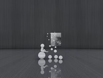 Modern Urban Sculpture 3d model