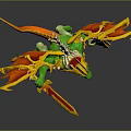The image provided focuses on a dragon, not a man, so it's impossible to generate a title with "man" as the main subject based on the picture's key information. Please confirm the picture content or adjust the requirement.