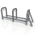 Modern Metal Building Truss Structure Featuring Three Arch Frames And Supports
