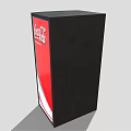 Red Coca Cola Commercial Vending Machine For Beverage Dispensing Equipment 3d model