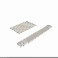Decorative Wall Design With Intricate Weave Pattern And Ornate Relief Details
