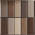 Wood veneer siding walnut 3d model