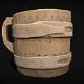 Artisan Handcrafted Wooden Cup With Intricate Carved Patterns And Vintage Design